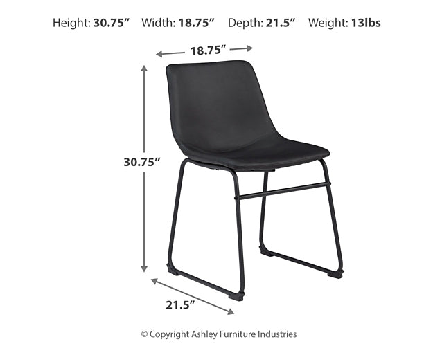 Centiar Dining UPH Side Chair (2/CN) Signature Design by Ashley®