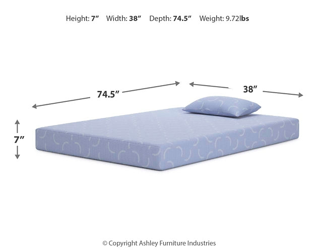 Ikidz Ocean  Mattress And Pillow 2/Cn Sierra Sleep® by Ashley