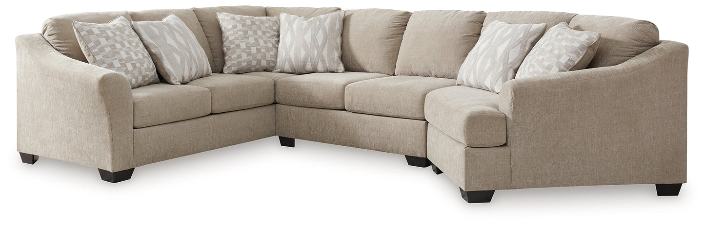 Brogan Bay 3-Piece Sectional with Cuddler Signature Design by Ashley®