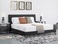 Cadmori King Upholstered Bed with Mirrored Dresser Signature Design by Ashley®