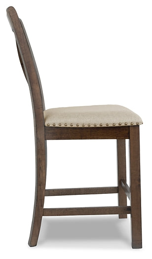 Moriville Upholstered Barstool (2/CN) Signature Design by Ashley®