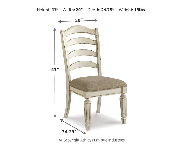 Realyn Dining UPH Side Chair (2/CN) Signature Design by Ashley®