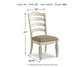 Realyn Dining UPH Side Chair (2/CN) Signature Design by Ashley®