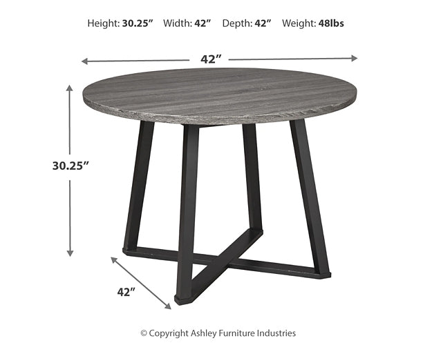 Centiar Round Dining Room Table Signature Design by Ashley®