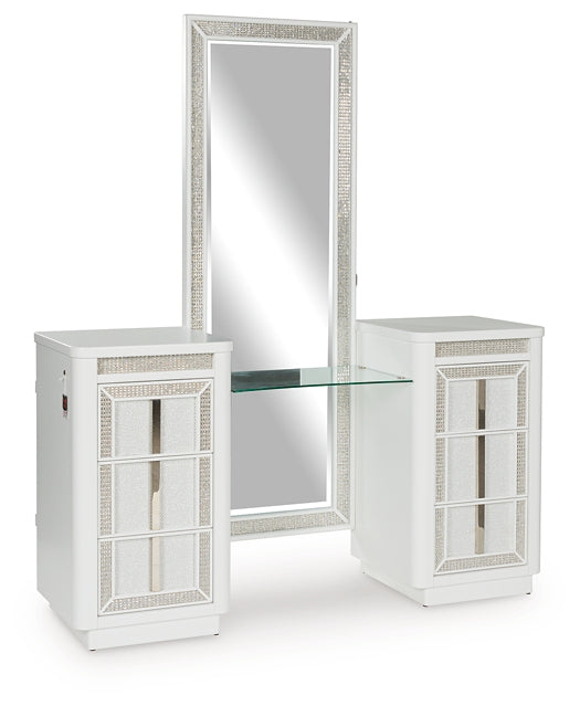 Chalanna Vanity with Mirror Signature Design by Ashley®