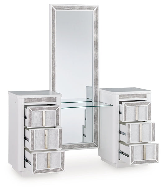 Chalanna Vanity with Mirror Signature Design by Ashley®