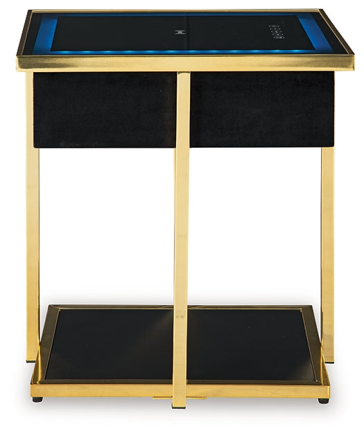 Rexwell Accent Table with Speaker Signature Design by Ashley®