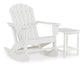 Sundown Treasure Outdoor Chair with End Table Signature Design by Ashley®