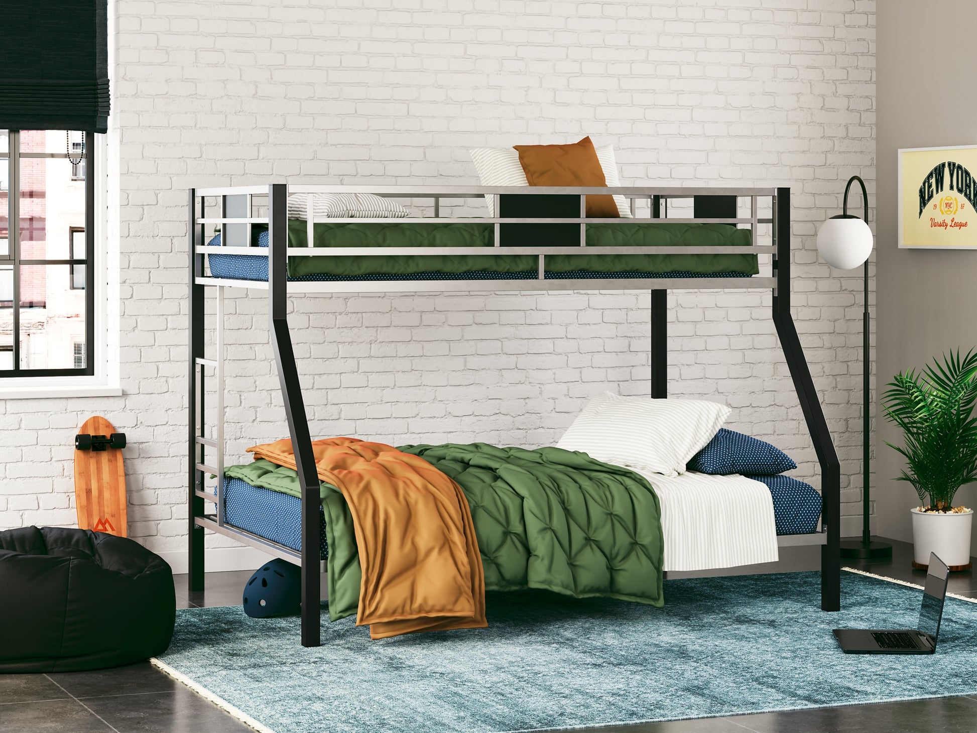 Dinsmore Twin/Full Bunk Bed w/Ladder Signature Design by Ashley®