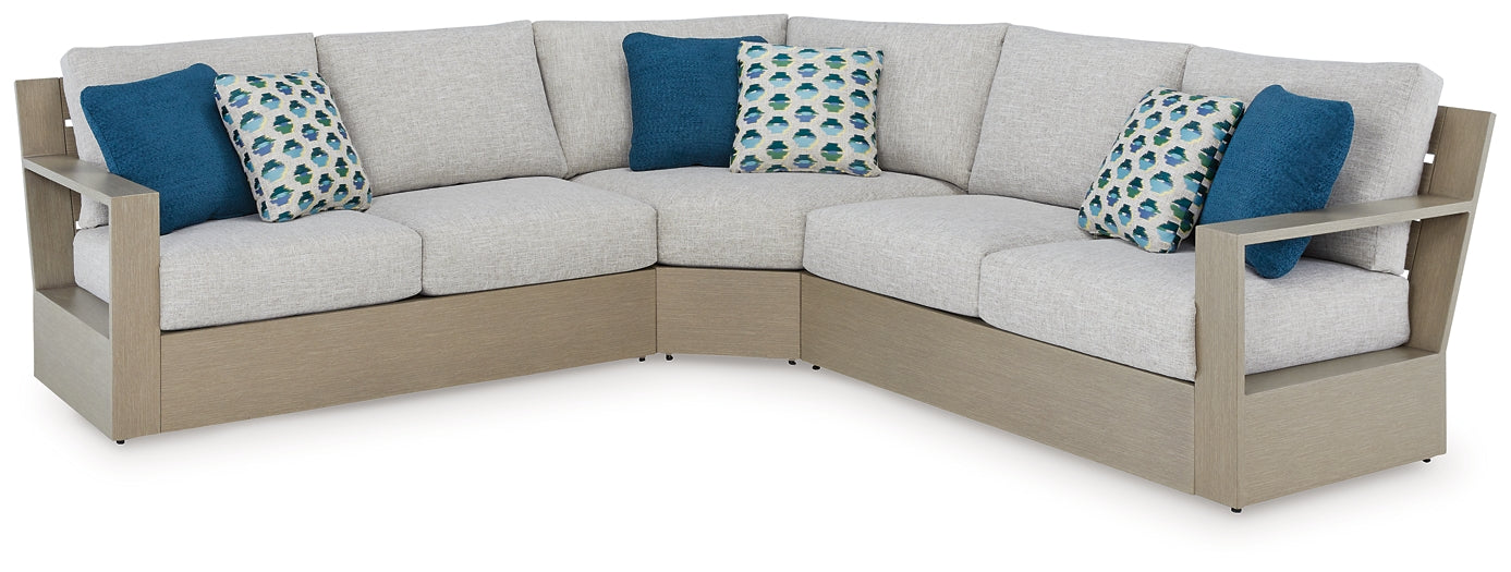 Kimpton Isle 3-Piece Outdoor Sectional Signature Design by Ashley®