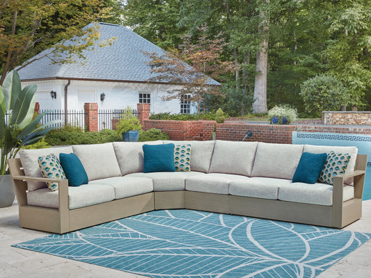 Kimpton Isle 4-Piece Outdoor Sectional Signature Design by Ashley®