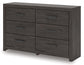 Prendonea Six Drawer Dresser Signature Design by Ashley®