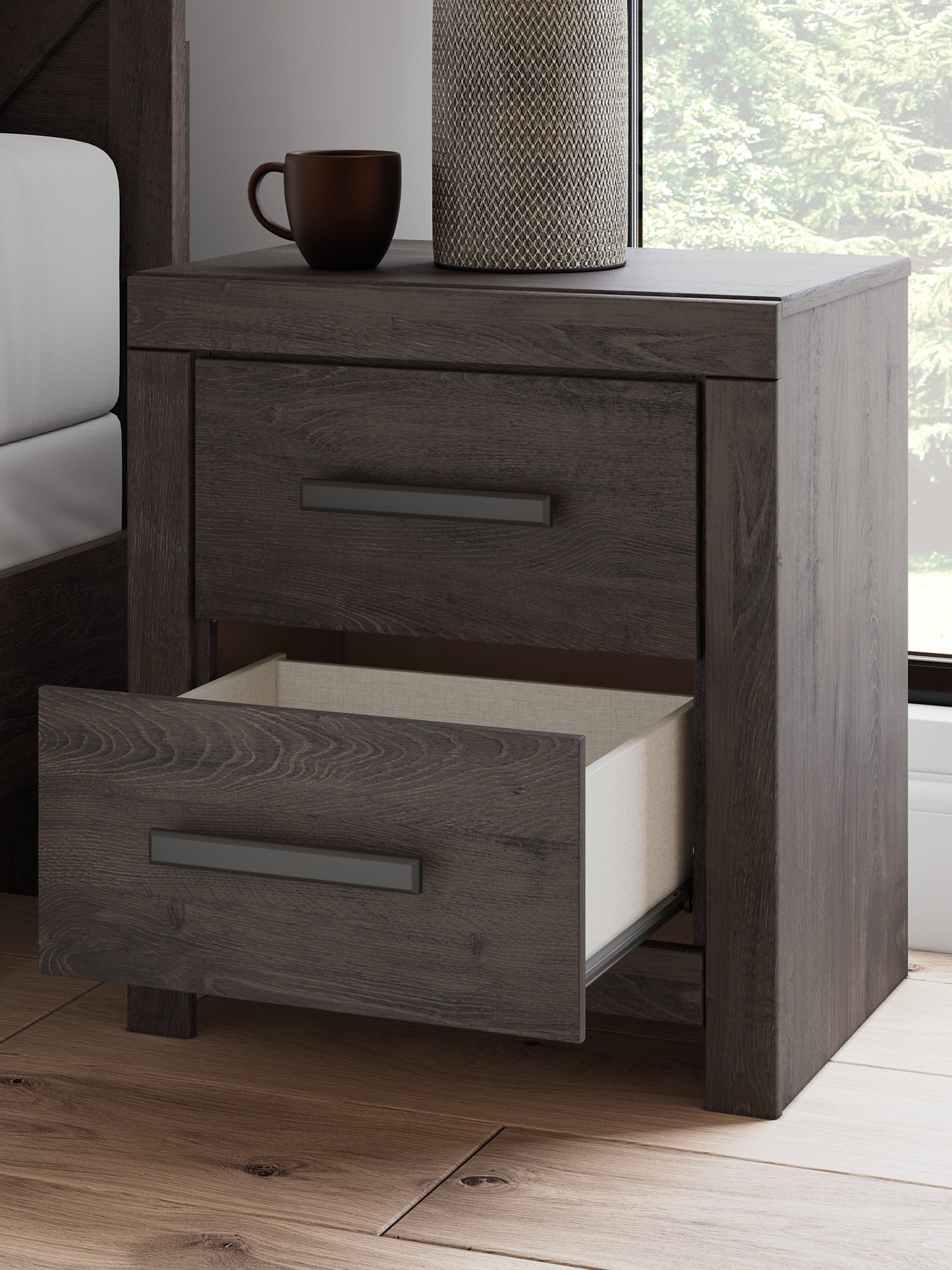 Prendonea Two Drawer Night Stand Signature Design by Ashley®