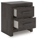 Prendonea Two Drawer Night Stand Signature Design by Ashley®