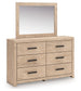 Sanginlane Dresser and Mirror Signature Design by Ashley®