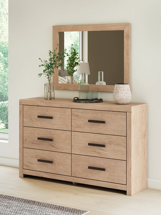 Sanginlane Dresser and Mirror Signature Design by Ashley®