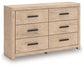 Sanginlane Six Drawer Dresser Signature Design by Ashley®