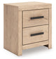 Sanginlane Two Drawer Night Stand Signature Design by Ashley®