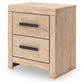 Sanginlane Two Drawer Night Stand Signature Design by Ashley®