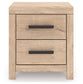 Sanginlane Two Drawer Night Stand Signature Design by Ashley®