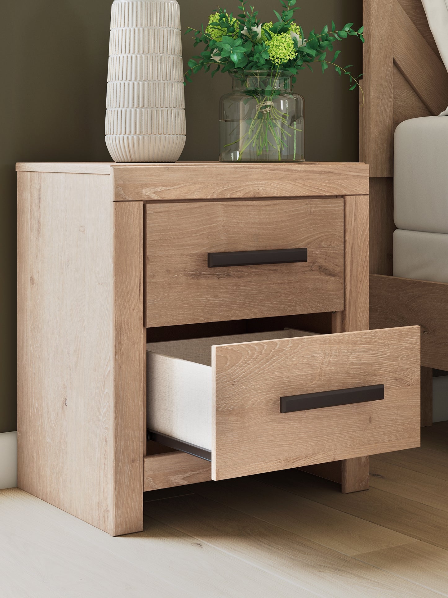 Sanginlane Two Drawer Night Stand Signature Design by Ashley®