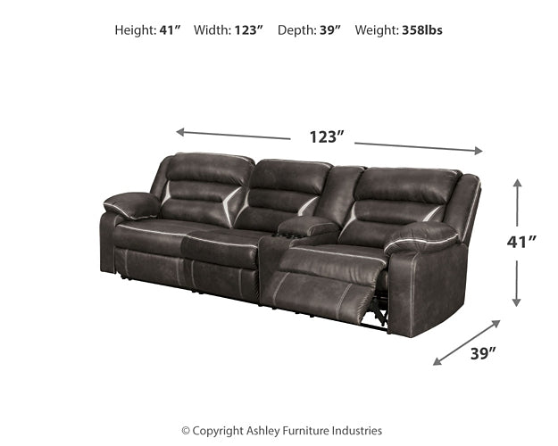 Kincord 2-Piece Power Reclining Sectional Sofa Signature Design by Ashley®