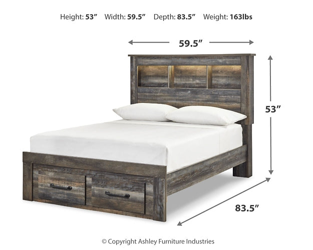 Drystan  Bookcase Bed With 2 Storage Drawers Signature Design by Ashley®