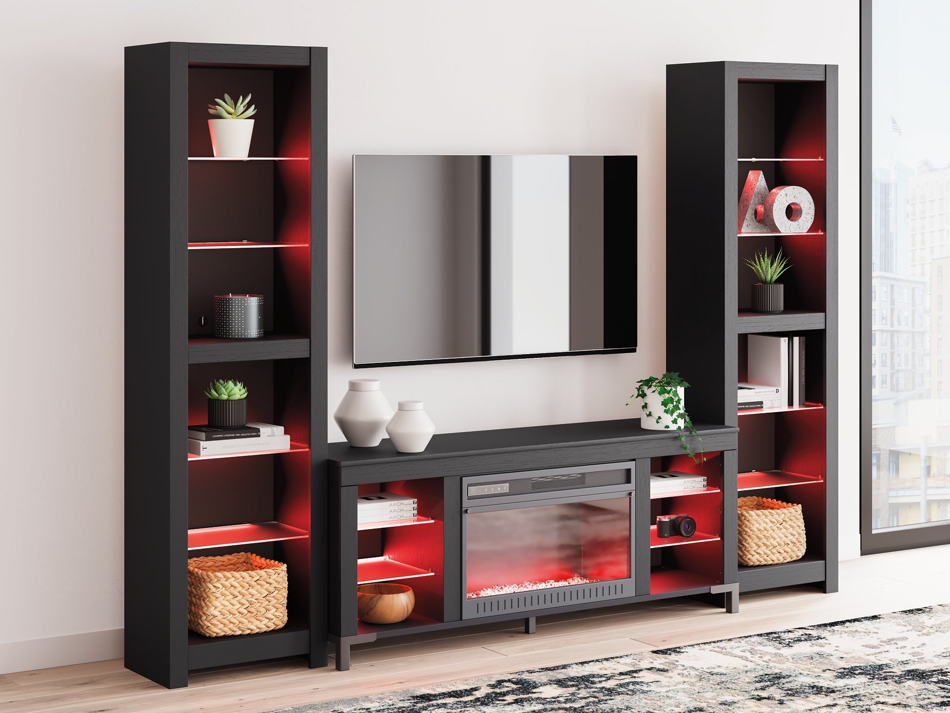 Cayberry 3-Piece Entertainment Center with Electric Fireplace Signature Design by Ashley®