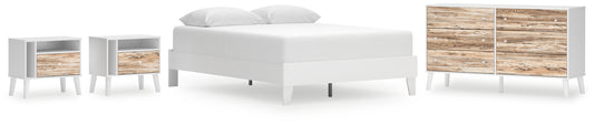 Piperton Queen Platform Bed with Dresser and 2 Nightstands Signature Design by Ashley®