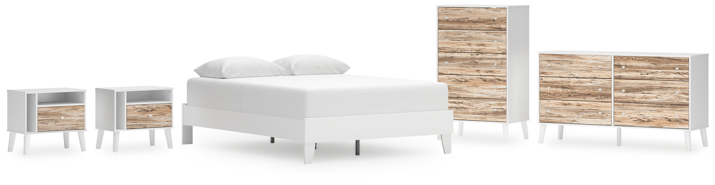 Piperton Queen Platform Bed with Dresser, Chest and 2 Nightstands Signature Design by Ashley®