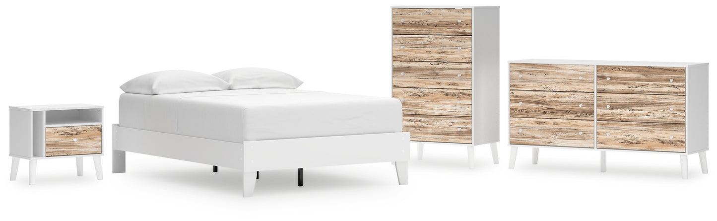 Piperton Queen Platform Bed with Dresser, Chest and Nightstand Signature Design by Ashley®