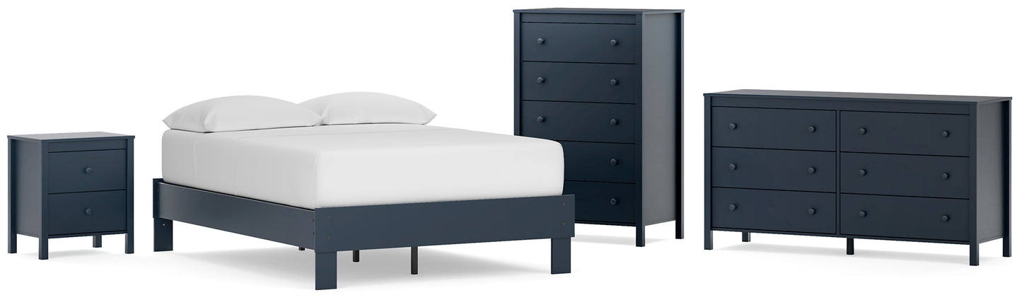 Simmenfort Full Platform Bed with Dresser, Chest and Nightstand Signature Design by Ashley®