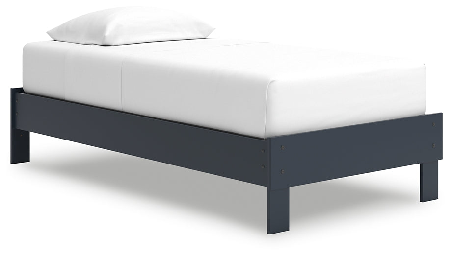 Simmenfort Twin Platform Bed with Nightstand Signature Design by Ashley®