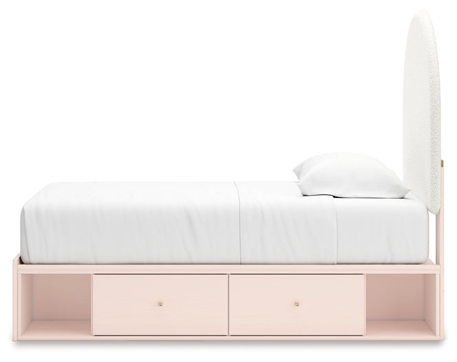 Wistenpine Twin Panel Bed with Dresser and Nightstand Signature Design by Ashley®