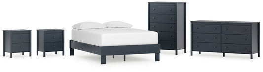 Simmenfort Full Platform Bed with Dresser, Chest and 2 Nightstands Signature Design by Ashley®