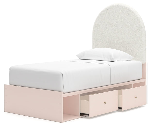 Wistenpine Twin Panel Bed with Dresser and Nightstand Signature Design by Ashley®