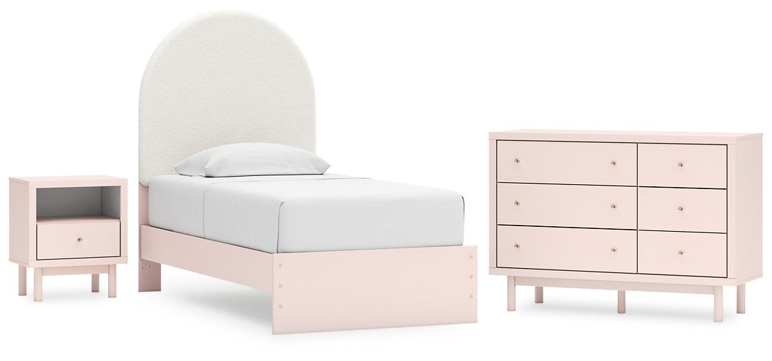 Wistenpine Twin Panel Bed with Dresser and Nightstand Signature Design by Ashley®