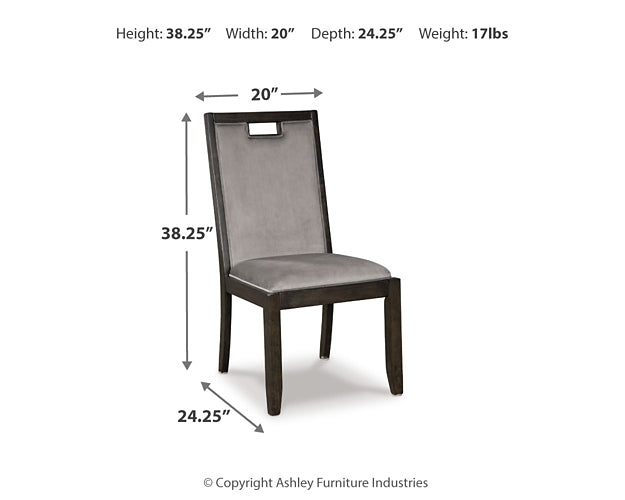 Hyndell Dining UPH Side Chair (2/CN) Signature Design by Ashley®