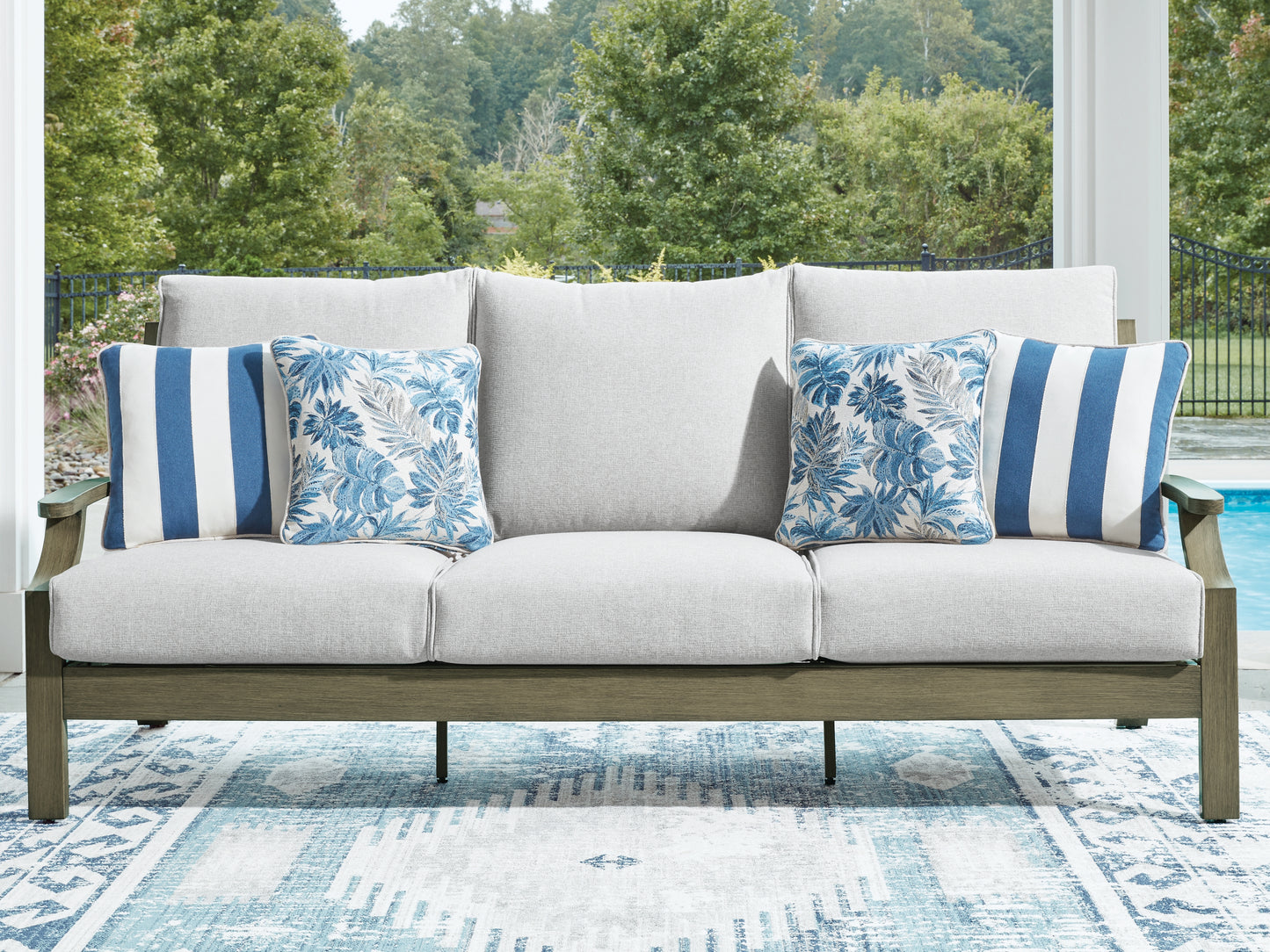 Rainier Ranch Sofa with Cushion Signature Design by Ashley®