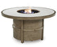 Rainier Ranch Round Fire Pit Table Signature Design by Ashley®