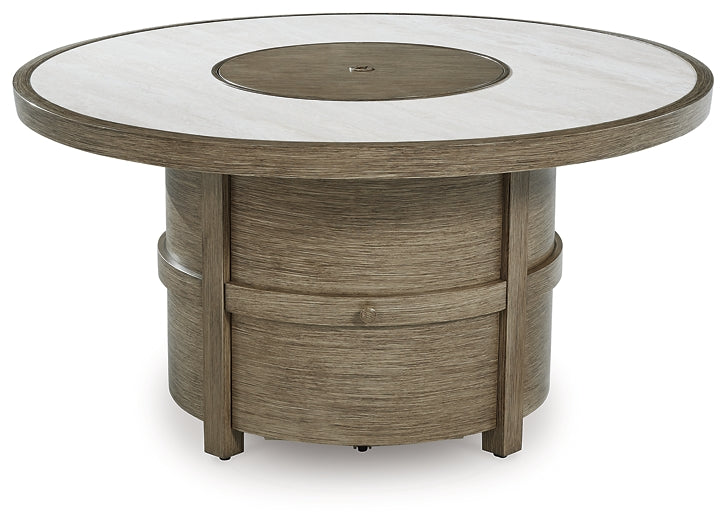 Rainier Ranch Round Fire Pit Table Signature Design by Ashley®