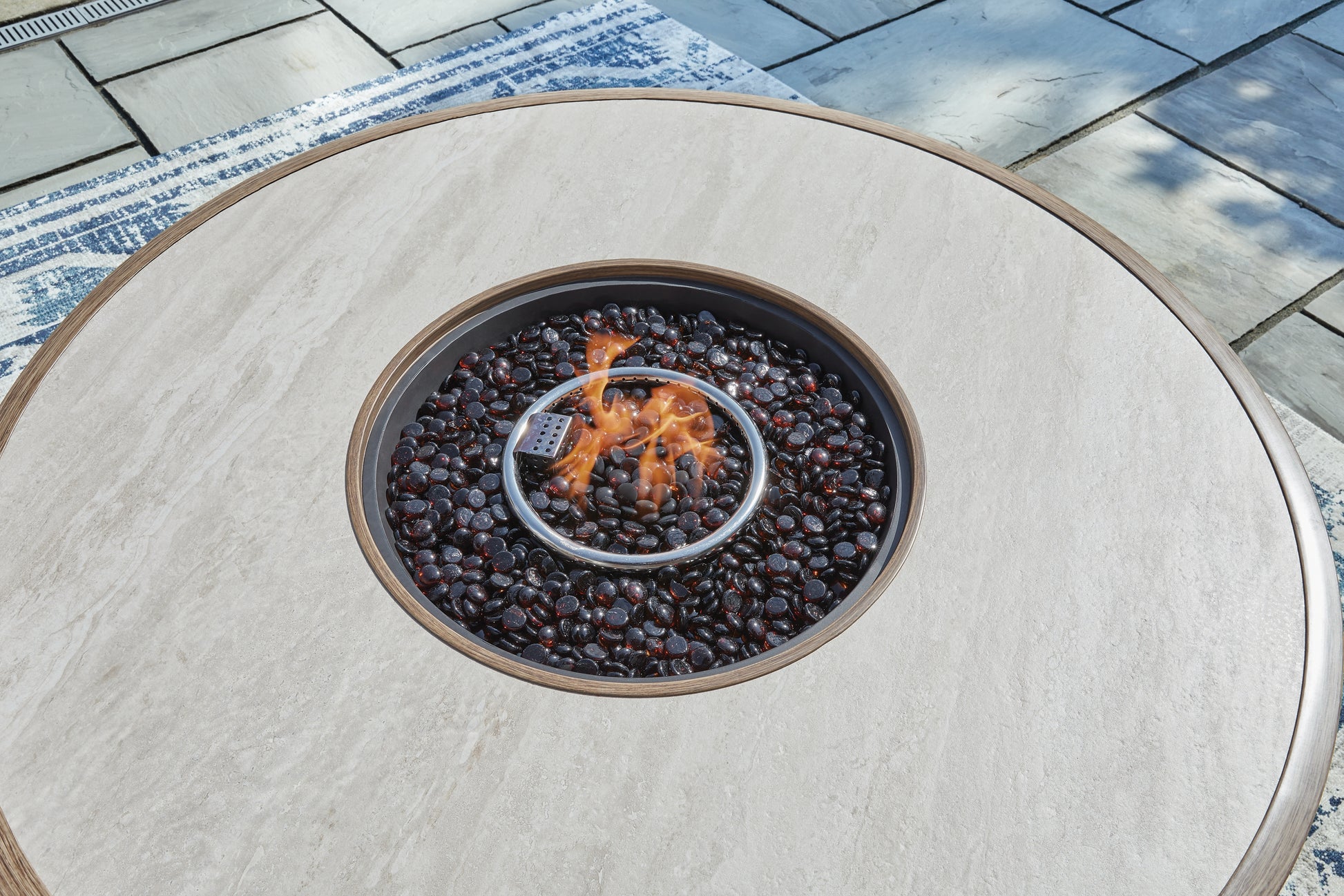 Rainier Ranch Round Fire Pit Table Signature Design by Ashley®