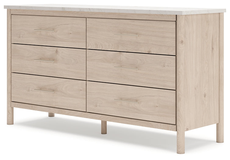 Cadmori Queen Upholstered Panel Bed with Dresser and 2 Nightstands Signature Design by Ashley®