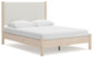 Cadmori Queen Upholstered Panel Bed with Mirrored Dresser and Nightstand Signature Design by Ashley®