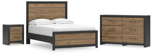 Vertani Full Panel Bed with Dresser and 2 Nightstands Signature Design by Ashley®