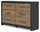 Vertani King Panel Bed with Dresser and Nightstand Signature Design by Ashley®