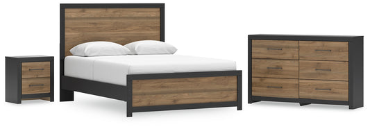 Vertani Queen Panel Bed with Dresser and Nightstand Signature Design by Ashley®