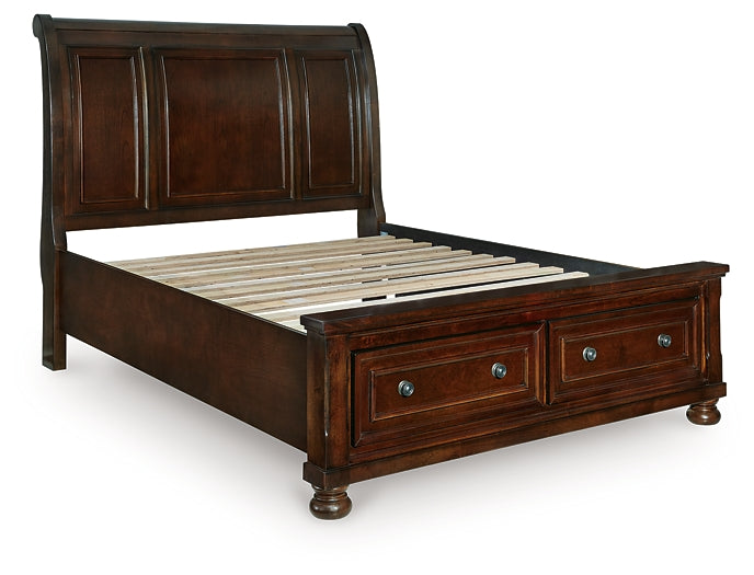 Porter Queen Sleigh Storage Bed Millennium® by Ashley