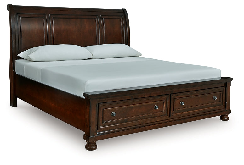 Porter California King Sleigh Storage Bed Millennium® by Ashley