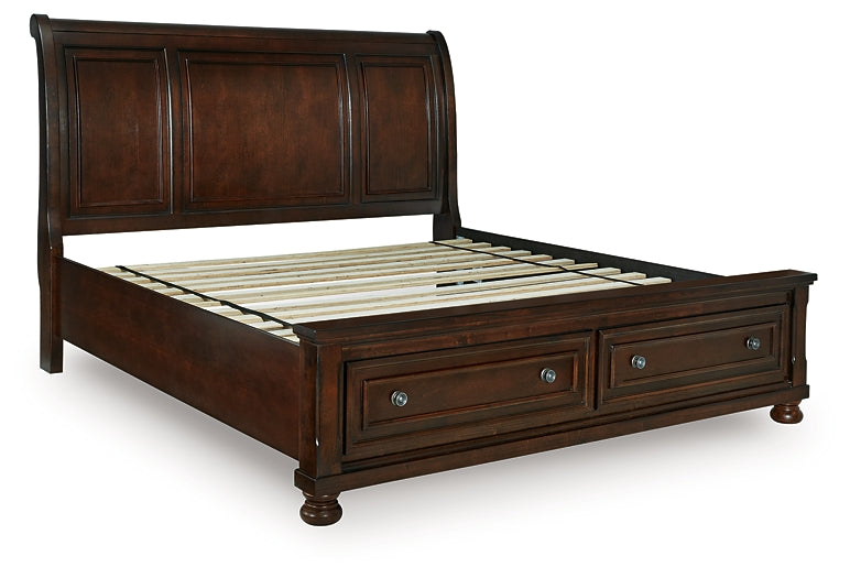 Porter California King Sleigh Storage Bed Millennium® by Ashley